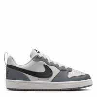 Nike Court Borough Low Recraft Children Shoes Wht/Blk/Grey 