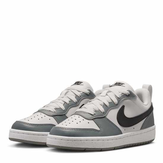Nike Court Borough Low Recraft Children Shoes Wht/Blk/Grey 