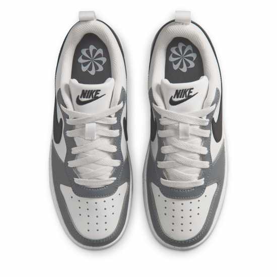 Nike Court Borough Low Recraft Children Shoes Wht/Blk/Grey 