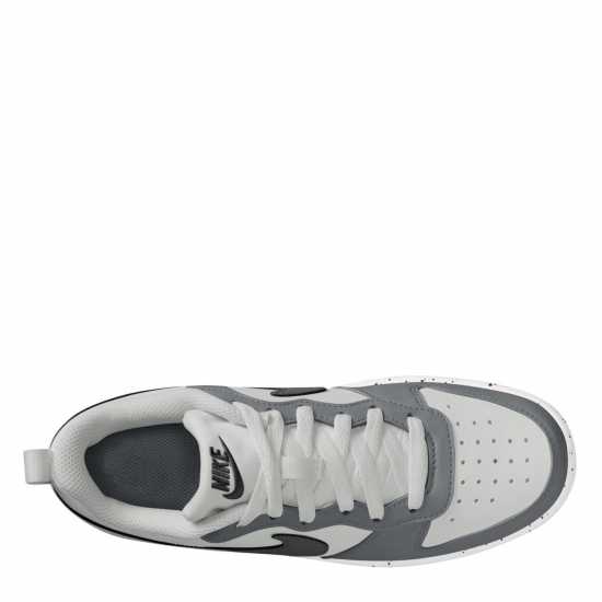 Nike Court Borough Low Recraft Children Shoes Wht/Blk/Grey 
