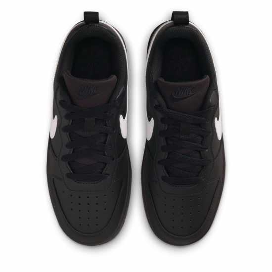 Nike Court Borough Low Recraft Children Shoes Black/White Nike Court Borough Low Recraft Children Shoes Black/White