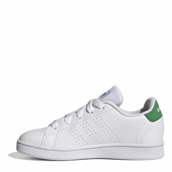 Adidas Advantage Lifestyle Trainers Juniors Бяло/ Зелено Детски маратонки