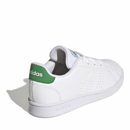Adidas Advantage Lifestyle Trainers Juniors Бяло/ Зелено Детски маратонки
