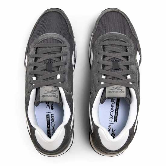 Reebok Kids' Glide Trainers Grey 5/White 