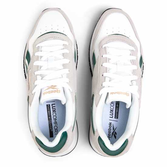 Reebok Kids' Glide Trainers White/Green 