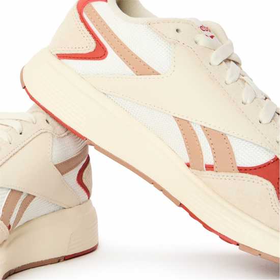 Reebok Kids' Glide Dmx Trainers Chalk/Hoop Red 