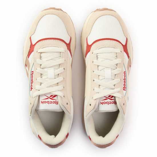 Reebok Kids' Glide Dmx Trainers Chalk/Hoop Red 