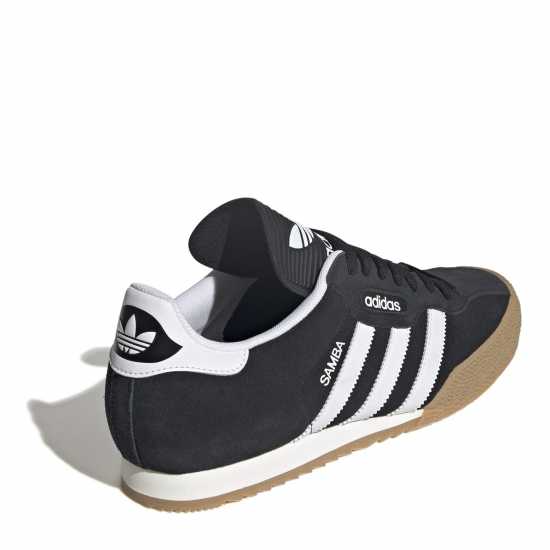 Adidas Samba Super Suede Trainers Junior Boys Черно/Бяло 