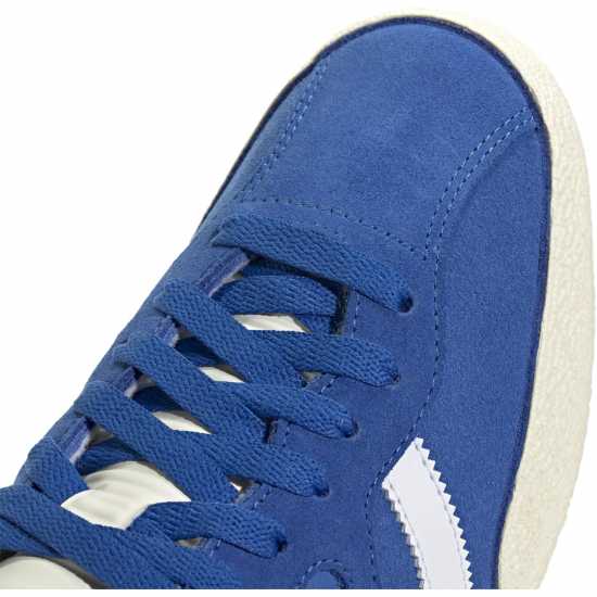 Adidas Samba Super Suede Trainers Junior Boys Blue/White 