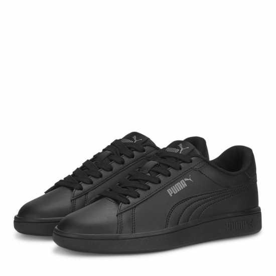 Puma Маратонки За Момчета Smash Vulc Junior Boys Trainers Черно/Черно Детски маратонки