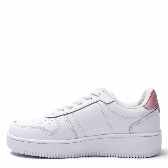 Kappa La Morra Trainers Juniors Бяло/Розово Детски маратонки