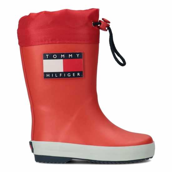 Гумени ботуши Tommy Hilfiger Flag Rain Boots Juniors Tommy Hilfiger Flag Rain Boots Juniors Гумени ботуши