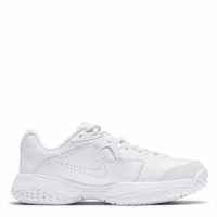 Nike Court Lite Junior Boys Tennis Shoes White/Silver Детски маратонки
