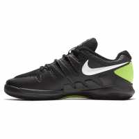 Nike Vapor X Junior Boys Tennis Shoes Black/White/Vlt Детски маратонки