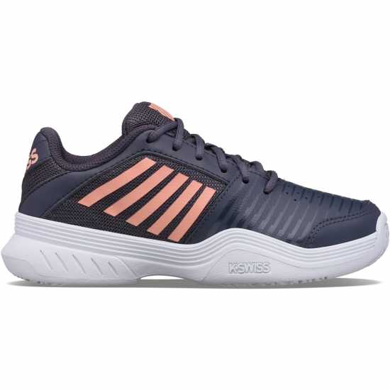 K-Swiss Court Express Omni Gray/Peach/Wht K-Swiss Court Express Omni Gray/Peach/Wht
