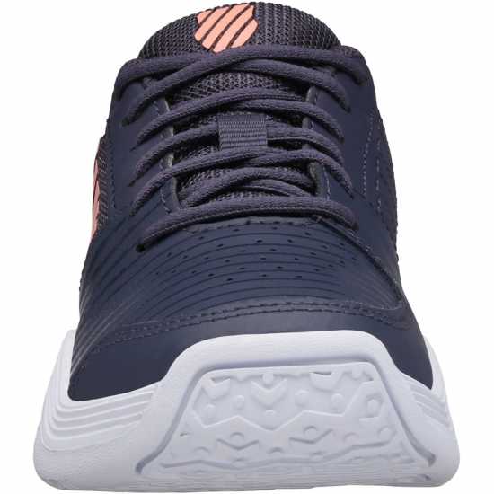 K-Swiss Court Express Omni Gray/Peach/Wht K-Swiss Court Express Omni Gray/Peach/Wht