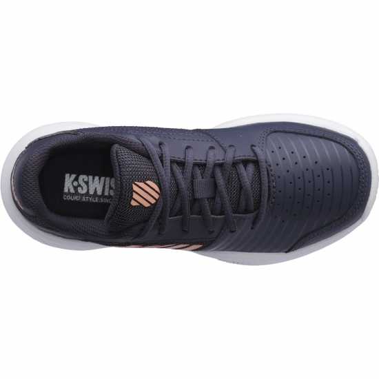 K-Swiss Court Express Omni Gray/Peach/Wht K-Swiss Court Express Omni Gray/Peach/Wht