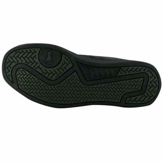 Lonsdale Кожени Маратонки Leyton Leather Trainers Juniors Черно/Черно Детски маратонки