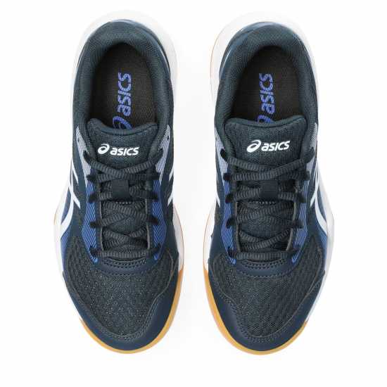 Asics Upcourt 5 Junior Indoor Court Shoes Blue/White Детски маратонки