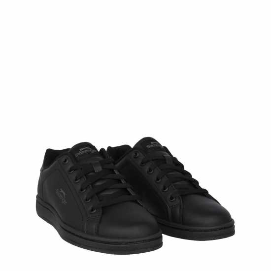 Slazenger Ash Lace Trainers Junior Черно/Тъмно сиво Slazenger Ash Lace Trainers Junior Черно/Тъмно сиво