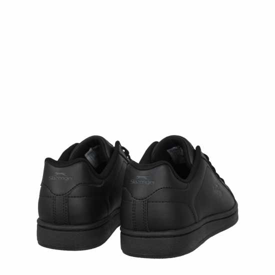 Slazenger Ash Lace Trainers Junior Черно/Тъмно сиво Slazenger Ash Lace Trainers Junior Черно/Тъмно сиво