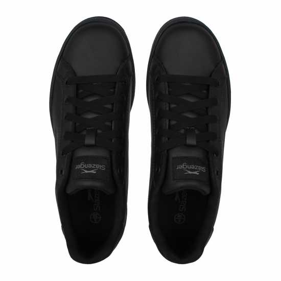 Slazenger Ash Lace Trainers Junior Черно/Тъмно сиво Slazenger Ash Lace Trainers Junior Черно/Тъмно сиво