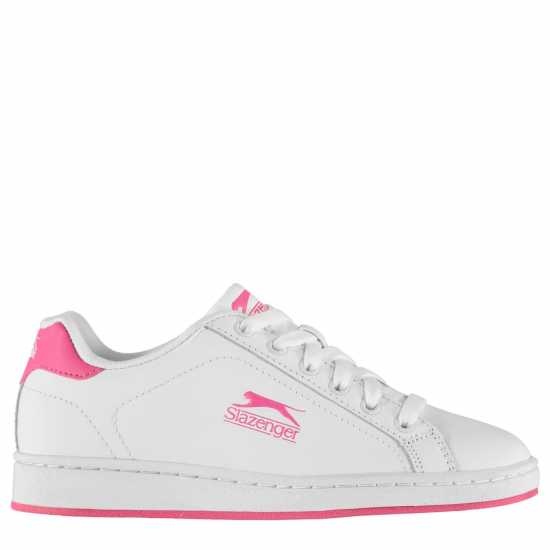 Slazenger Ash Lace Trainers Junior Бяло/Церизе Slazenger Ash Lace Trainers Junior Бяло/Церизе