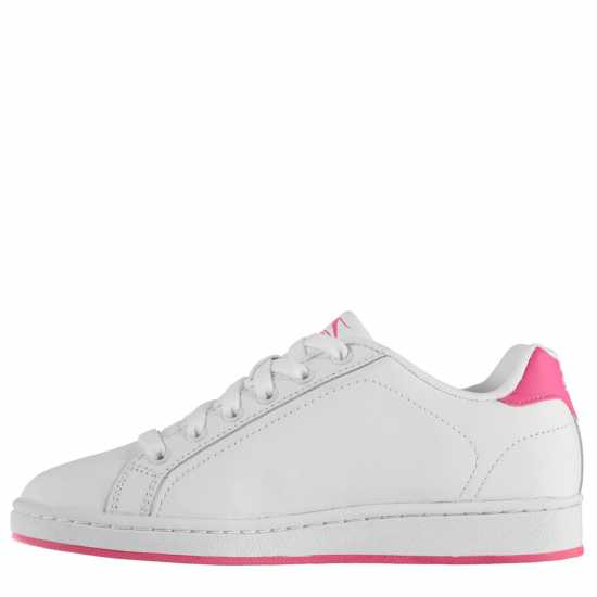Slazenger Ash Lace Trainers Junior Бяло/Церизе Slazenger Ash Lace Trainers Junior Бяло/Церизе