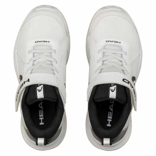 Head Sprint Velcro 4.0 Kids Tennis Shoes White/Blk Head Sprint Velcro 4.0 Kids Tennis Shoes White/Blk