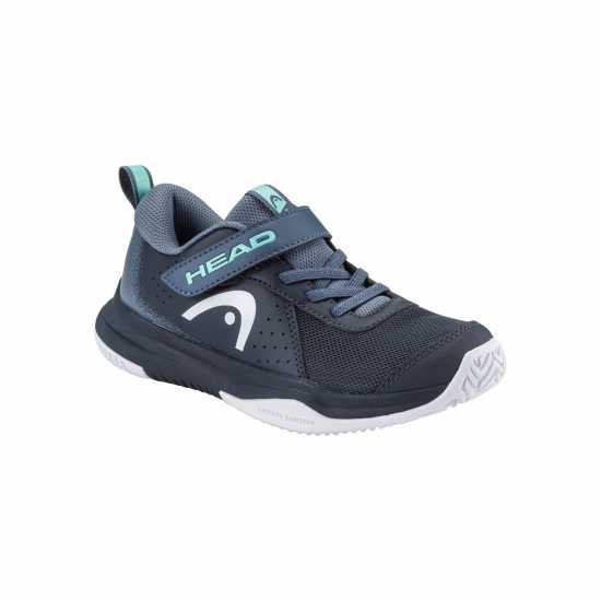 Head Sprint Velcro 4.0 Kids Tennis Shoes Blueberry Teal Head Sprint Velcro 4.0 Kids Tennis Shoes Blueberry Teal