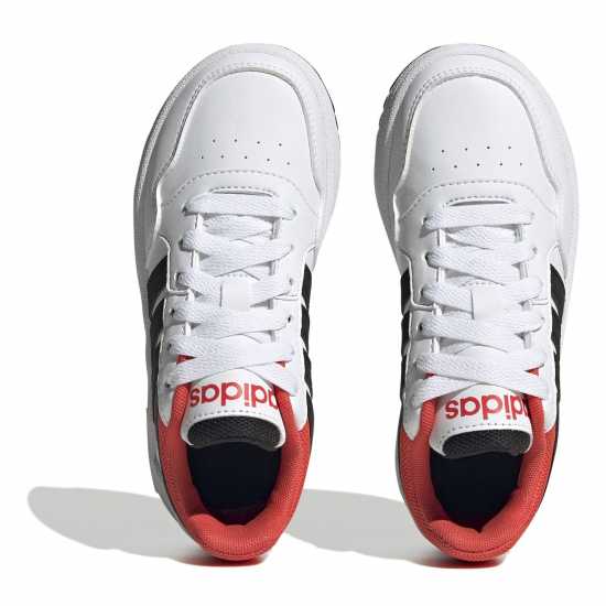 Adidas 3.0 K Wht/Blk/Red Детски маратонки