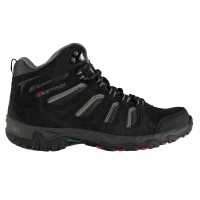 Karrimor Mount Mid Junior Waterproof Walking Shoes Black/Red Детски апрески