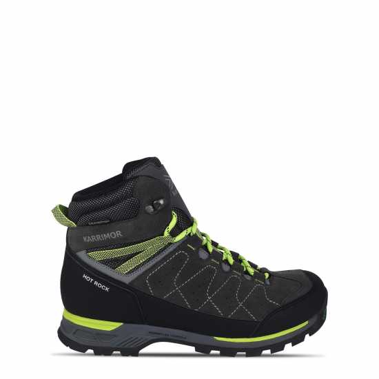 Туристически Обувки Karrimor Hot Rock Juniors Walking Boots Charcoal/Green Детски туристически обувки