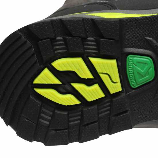 Karrimor Детски Туристически Обувки Hot Rock Junior Walking Boots Charcoal/Green Детски апрески