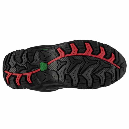 Karrimor Mount Low Junior Waterproof Walking Shoes Black/Red Детски апрески