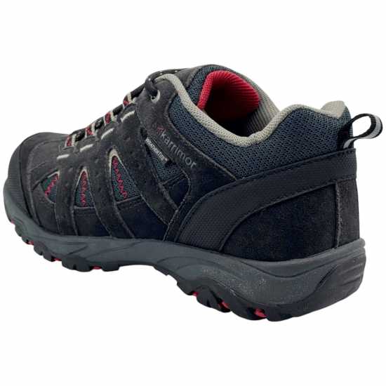 Karrimor Детски Туристически Обувки Mount Waterproof Walking Shoes Juniors Черно/Червено 