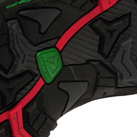 Karrimor Mount Low Junior Waterproof Walking Shoes Black/Red Детски апрески