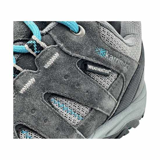 Karrimor Детски Туристически Обувки Mount Waterproof Walking Shoes Juniors Сиво/Тилаво 