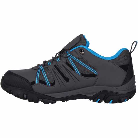 Gelert Horizon Low Wp Juniors Walking Shoes Charcoal/Blue Детски апрески