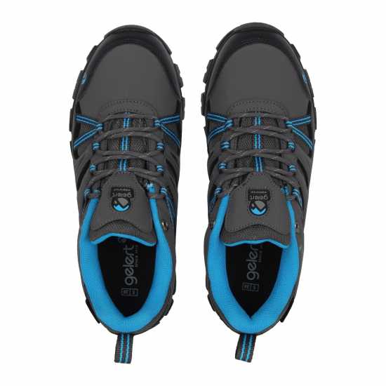 Gelert Horizon Low Wp Juniors Walking Shoes Угъл/Син 
