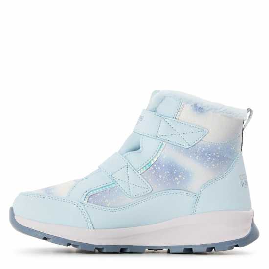 Skechers Double Strap Lighted Waterproof Mid Walking Shoes Unisex Kids  