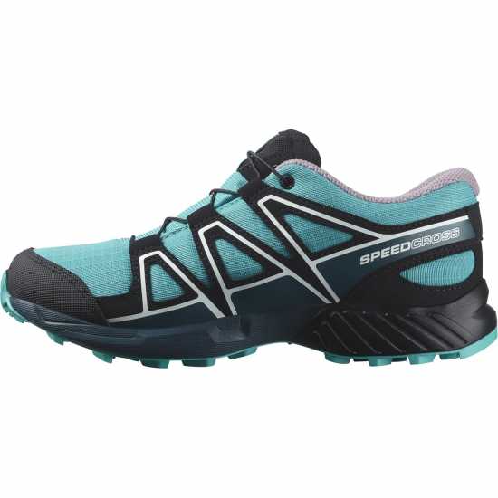 Salomon Маратонки За Бягане По Пътеки Speedcross Waterproof Trail Running Shoes Junior Павлинско синьо 