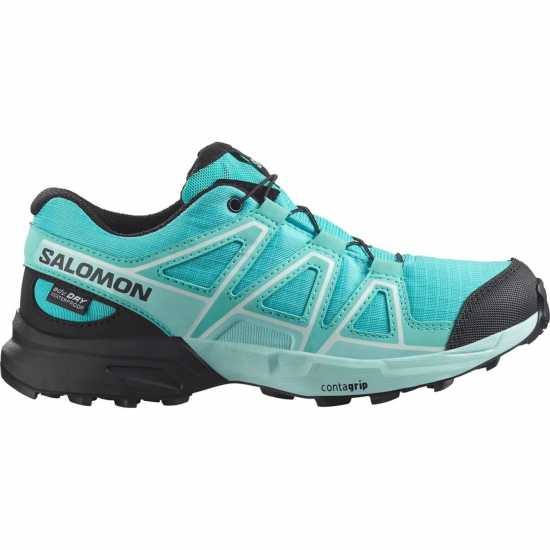 Salomon Маратонки За Бягане По Пътеки Speedcross Waterproof Trail Running Shoes Junior Синьо Кюрасао 