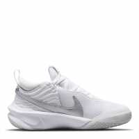 Nike Team Hustle D10 Junior Basketball Shoes White/Silver Мъжки баскетболни маратонки