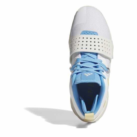 Adidas Dame 8 Extply Basketball Trainers Childrens Облако Бяло/Овес Мъжки баскетболни маратонки