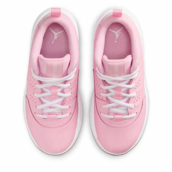 Air Jordan Kids' Max Aura Basketball Trainers Меко розово 