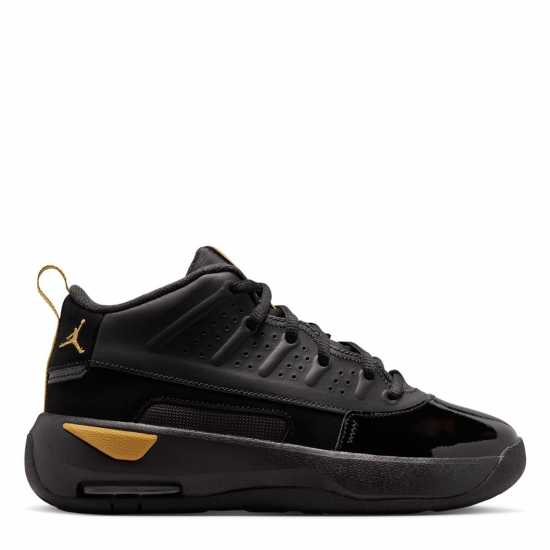 Air Jordan Kids' Max Aura Basketball Trainers Black/Mtllc Gld 