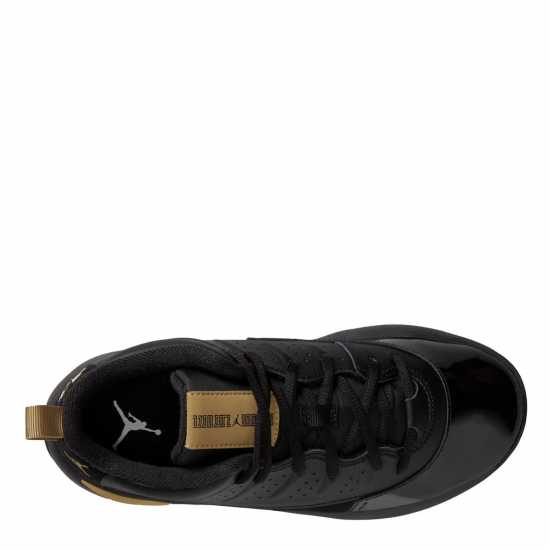 Air Jordan Kids' Max Aura Basketball Trainers Black/Mtllc Gld 