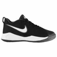 Nike Team Hustle Quick 2 Big Kids' Shoe Black/White Мъжки баскетболни маратонки