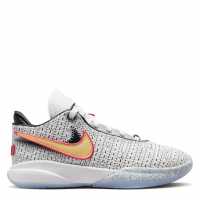 Nike Lebron Xx Jnr Basketball Shoes White/Gold/Blk Мъжки баскетболни маратонки